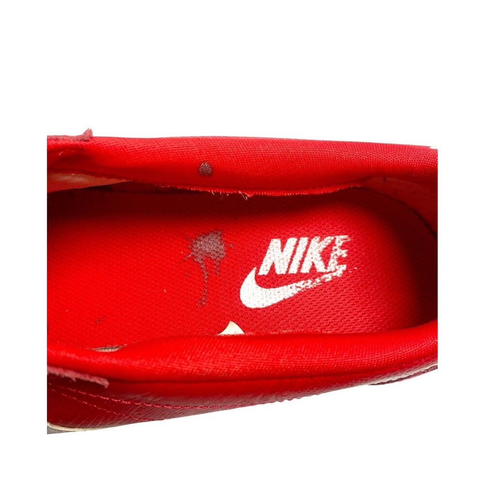 Nike Red Women's Athletic Shoes with White Swoosh - Picture 8 of 10